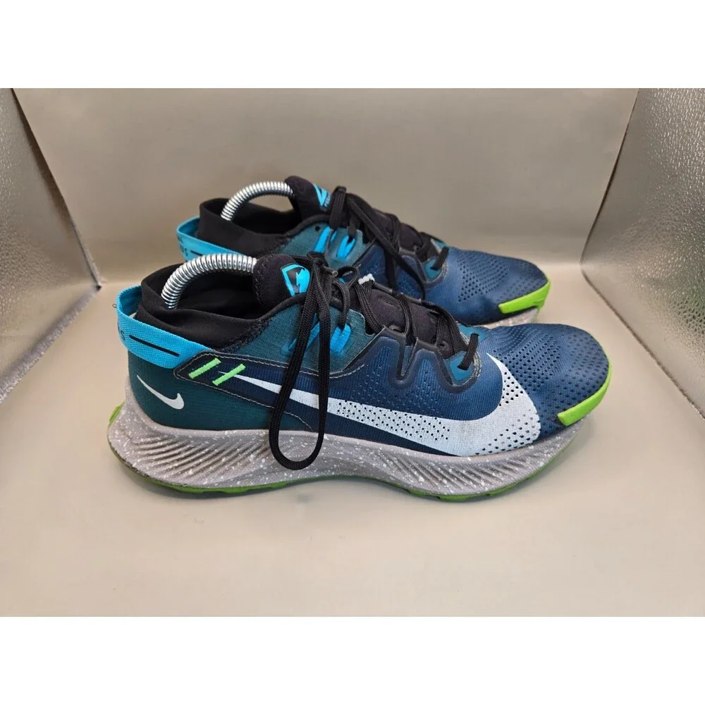 Nike Pegasus Trail 2 Shoes Men’s 9 Dark Teal Running Athletic Hiking Sneakers